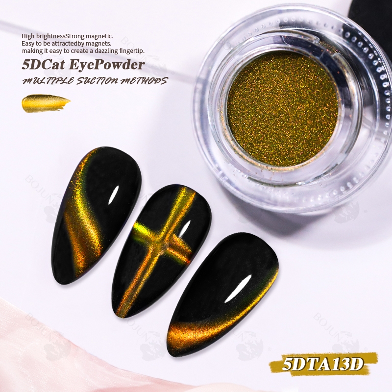 BOJUN 5DTA13D | Peacock Chameleon Cat Eye Pigment Powder